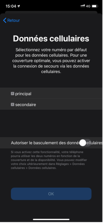 données cellulaires