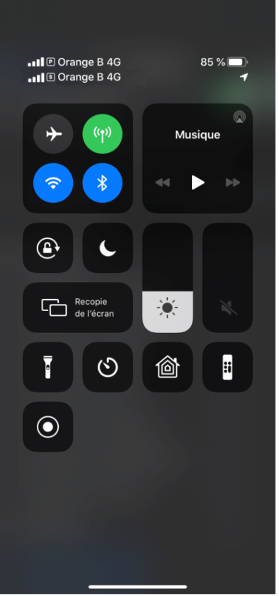 control center ios