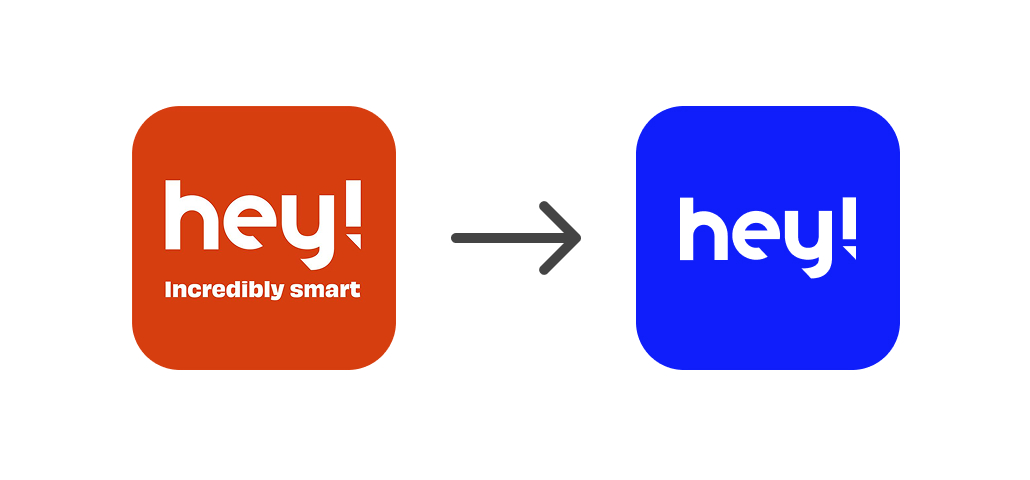 New My hey! logo